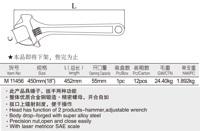 錘式活扳手(圖1)